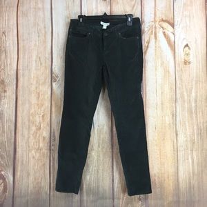 ➡️Life in Progress Green Velvet Skinny Pant Sz 29